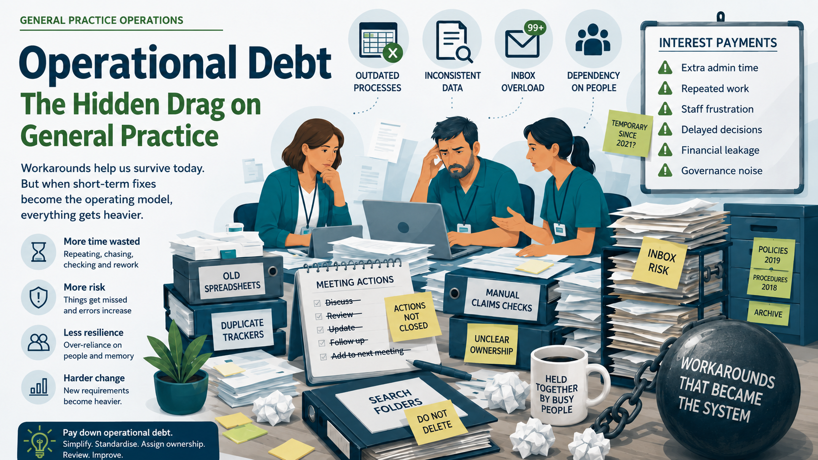 Operational Debt: The Hidden Drag on General Practice
